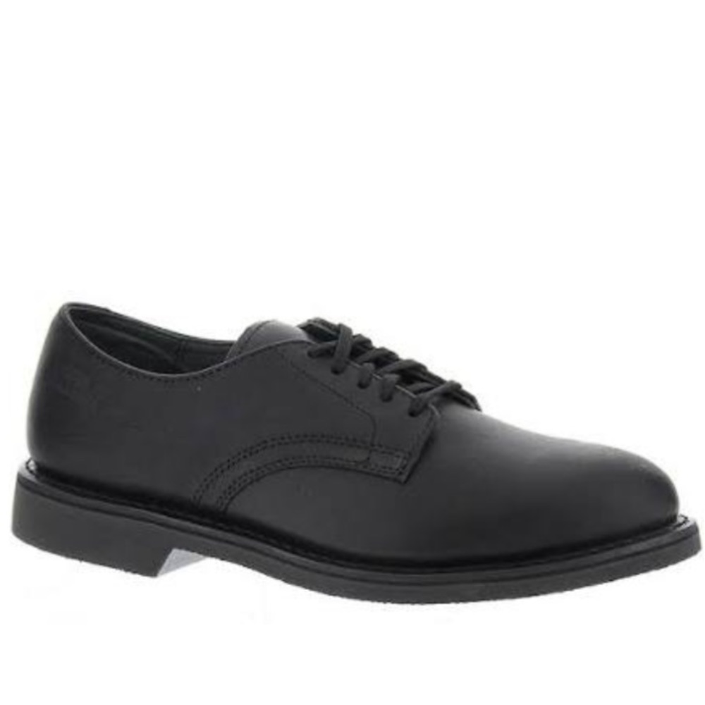 NWT Work America Black Leather Oxford Dress Service Shoes